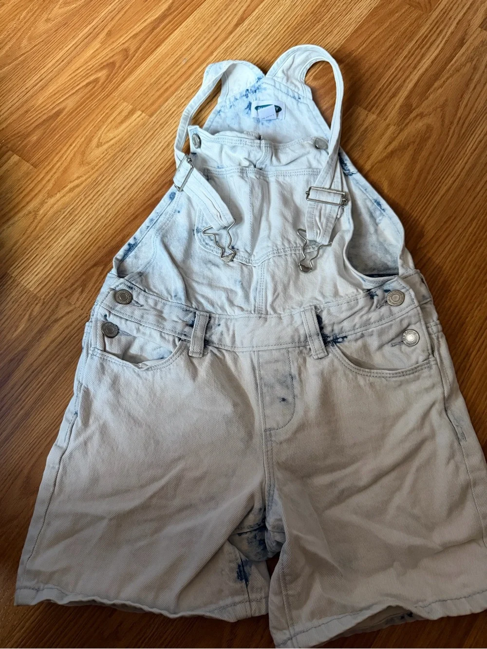 Old Navy Light Blue Denim Short Overalls